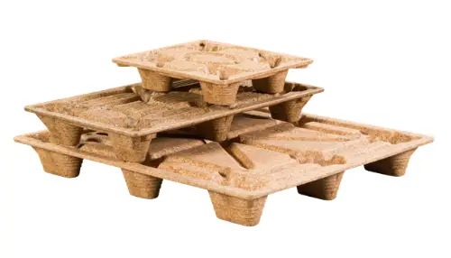 Litco's molded wood pallets used for load securement and product protection